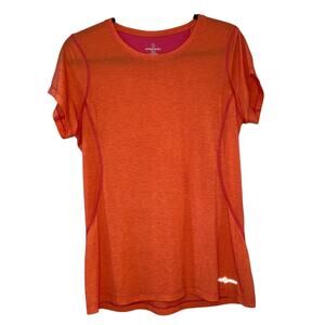 Moving Comfort Orange & Pink Short Sleeve Top